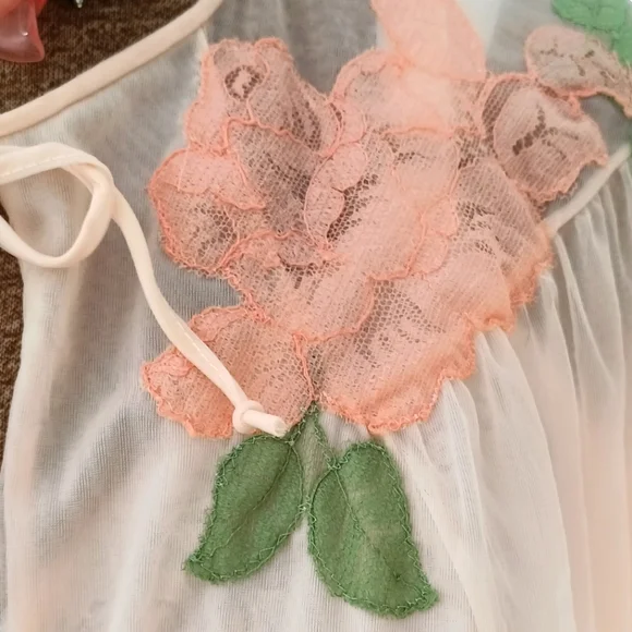 Vintage bed coat Van Raalte - Picture 5 of 16